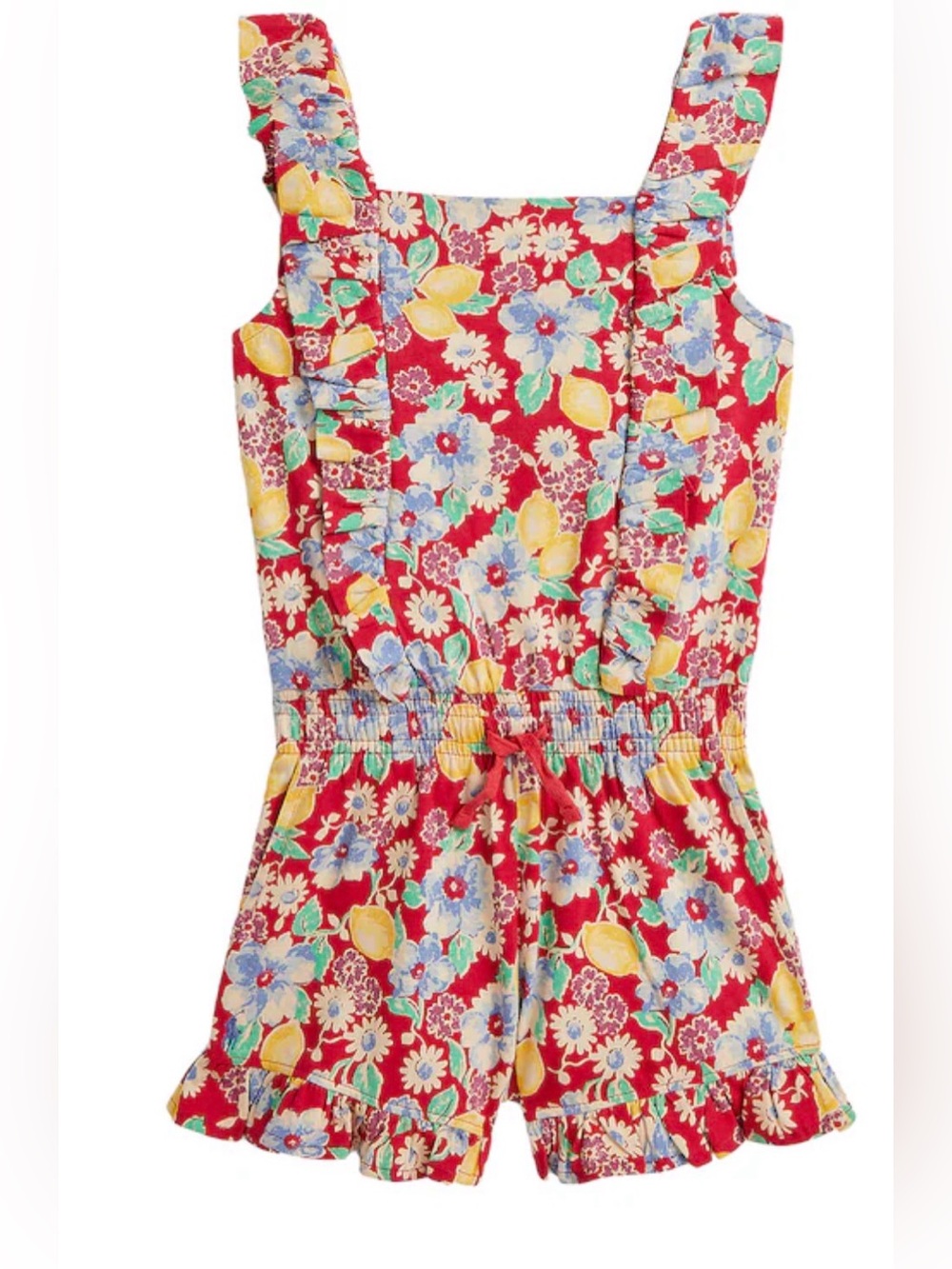 Ralph Lauren polo Girls Floral Ruffle Romper